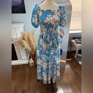 Sunday Up blue floral dress